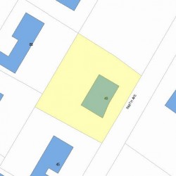 49 Smith Ave, Newton MA 02465-1543 plot plan