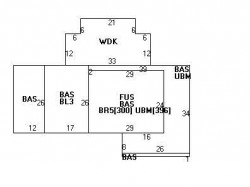 293 Hartman Rd, Newton MA 02459-2815 floor plan