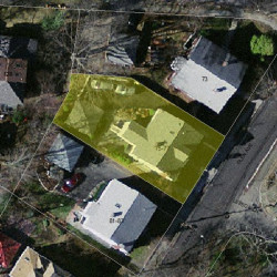 77 Glen Ave, Newton MA 02459-2044 aerial view
