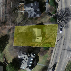495 Walnut St, Newton MA  02460-2281 aerial view