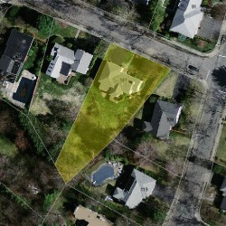 141 Old Farm Rd, Newton MA 02459-3436 aerial view