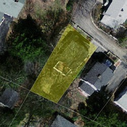 15 Central Close, Newton MA  02466-2305 aerial view