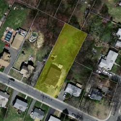 126 Adams Ave, Newton MA 02465-1004 aerial view