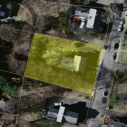 19 Chesley Rd, Newton MA  02459-1903 aerial view