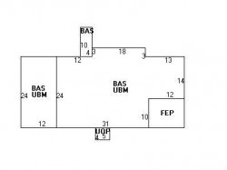 126 Stanley Rd, Newton MA  02468-2325 floor plan