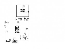 135 Arlington St, Newton MA  02458-2048 floor plan