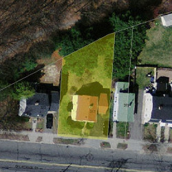 317 California St, Newton MA 02458-1052 aerial view