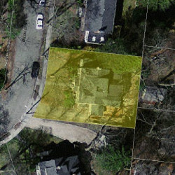 56 Solon St, Newton MA 02461-1827 aerial view