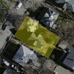 20 Marlboro St, Newton MA  02458-2121 aerial view