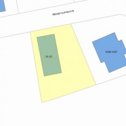 86 Pennsylvania Ave, Newton MA 02464-1346 plot plan