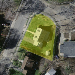 48 Langdon St, Newton MA 02458-1811 aerial view