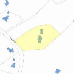 230 Dudley Rd, Newton MA 02459-2828 plot plan