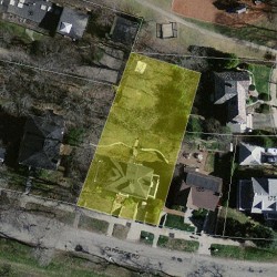 191 Commonwealth Ave, Newton MA  02459 aerial view