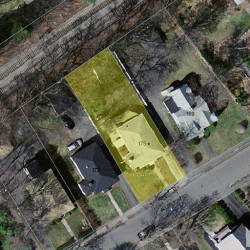 175 Allerton Rd, Newton MA 02461-1250 aerial view