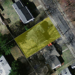 143 Christina St, Newton MA 02461-1915 aerial view