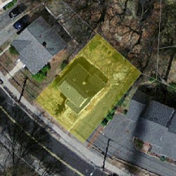 1166 Chestnut St, Newton MA 02464-1309 aerial view