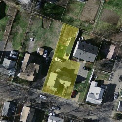 7 Gardner St, Newton MA  02458-1504 aerial view