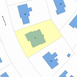 53 Mccarthy Rd, Newton MA 02459-3507 plot plan