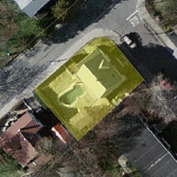 36 Green St, Newton MA 02458-1339 aerial view