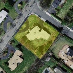 62 Rachel Rd, Newton MA  02459-2913 aerial view