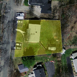 20 Cottage St, Newton MA 02464-1247 aerial view