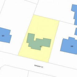115 Sargent St, Newton MA 02458-2337 plot plan