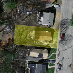 187 Woodcliff Rd, Newton MA 02461-1838 aerial view