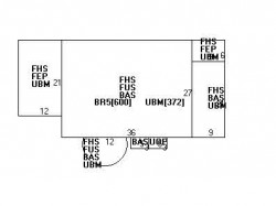 25 Claremont St, Newton MA  02458-1925 floor plan