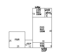 14 Roland St, Newton MA  02461-1920 floor plan