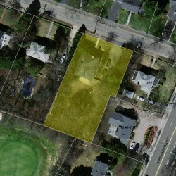 155 Aspen Ave, Newton MA 02466-3020 aerial view