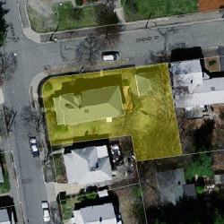 48 Linden St, Newton MA 02464-1432 aerial view