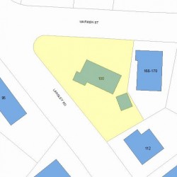 100 Langley Rd, Newton MA 02459-2055 plot plan