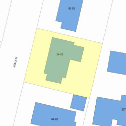56 Noble St, Newton MA  02465-1016 plot plan