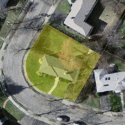 100 Truman Rd, Newton MA 02459-2665 aerial view