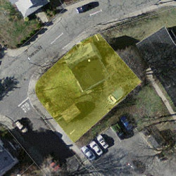 26 Green St, Newton MA  02458-1337 aerial view