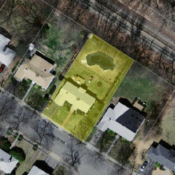 94 Stanley Rd, Newton MA  02468-2314 aerial view