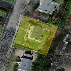 184 Kirkstall Rd, Newton MA 02460-2441 aerial view