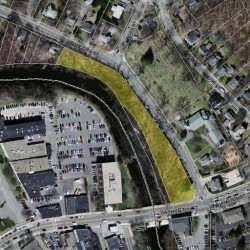 2357 Washington St, Newton MA  02462-1430 aerial view