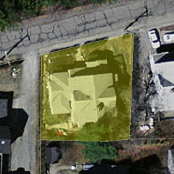 56 Bowers St, Newton MA 02460-1903 aerial view