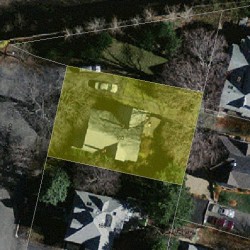 160 Oakleigh Rd, Newton MA  02458-2224 aerial view
