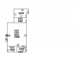 54 Adella Ave, Newton MA 02465-1922 floor plan