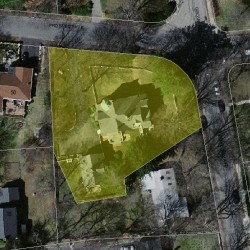 27 Grove Hill Ave, Newton MA 02460-2336 aerial view