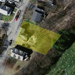 66 Cummings Rd, Newton MA 02459-1753 aerial view