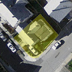 118 West St, Newton MA 02458-1327 aerial view