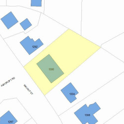 1300 Walnut St, Newton MA 02461-1844 plot plan