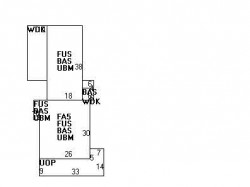 126 Church St, Newton MA 02458-2004 floor plan