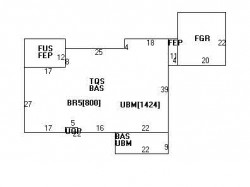 8 Winnetaska Rd, Newton MA  02468-1425 floor plan