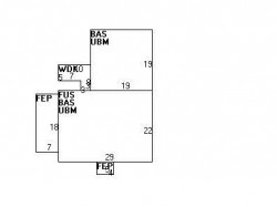 20 Solon St, Newton MA 02461-1827 floor plan