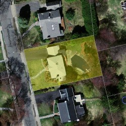 45 Ferncroft Rd, Newton MA  02468-1213 aerial view
