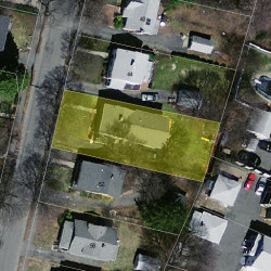 48 Freeman St, Newton MA  02466-1206 aerial view